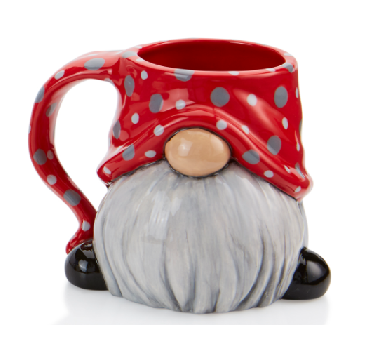 Christmas Hand Painted Santa Gnome Mug – CrazeAbout
