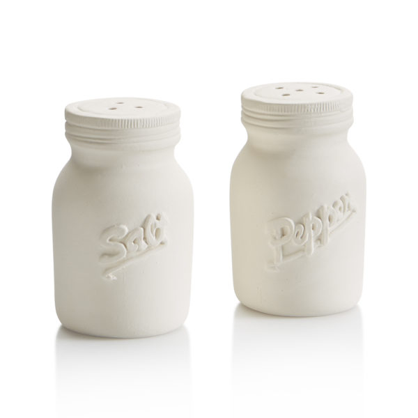 Mason Jar Salt & Pepper Shakers