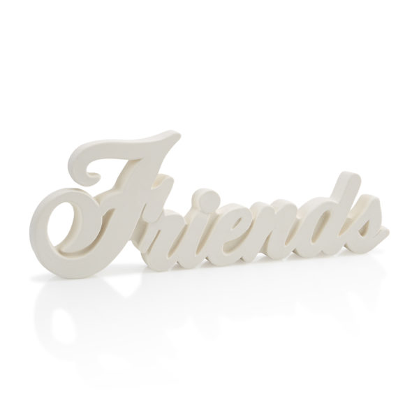 Friends Word Plaque