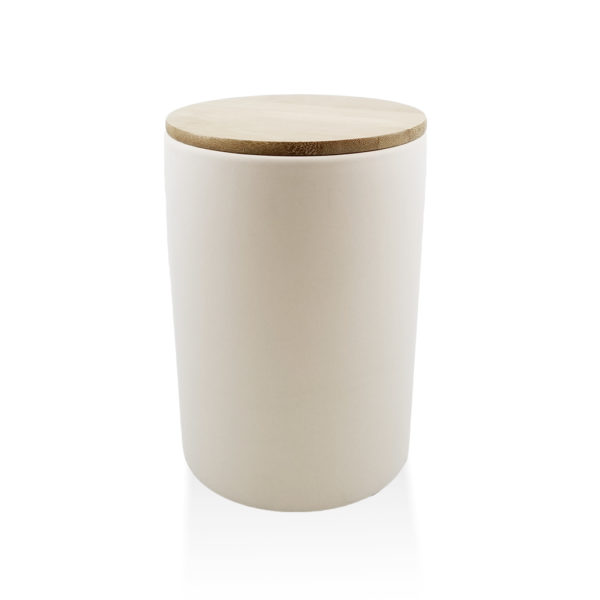 Canister with Bamboo Lid