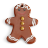 Flat Gingerbread Ornament