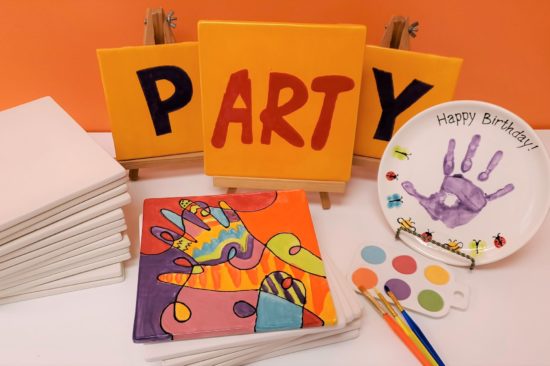 Crock A Doodle Party Package Arty Tiles