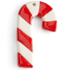 Flat Candy Cane Ornament