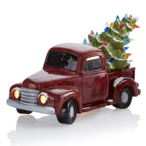 Vintage Truck with Tree