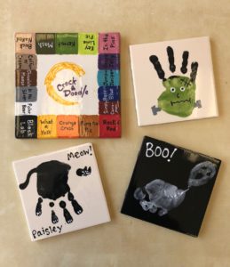 Halloween Handprints And Footprint Ideas With Crock A Doodle