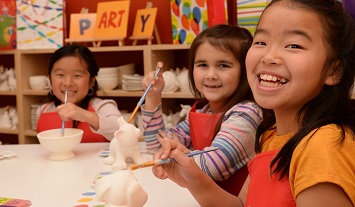 Pottery Painting Birthday Parties