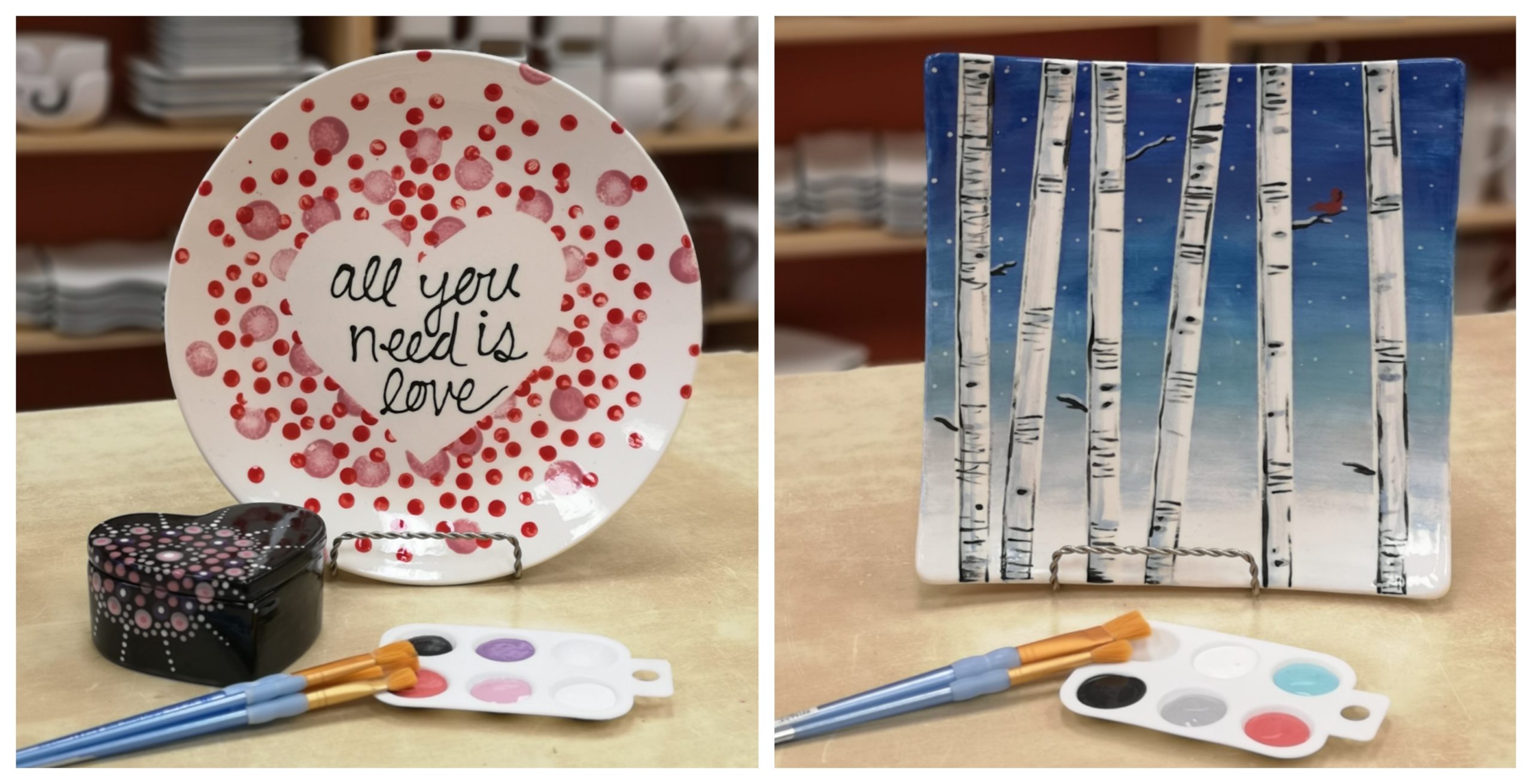 Beat the Winter Blue’s with Pottery Painting!