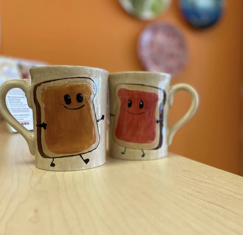 Love And Pottery Are In The Air At Crock A Doodle Paint Your Own