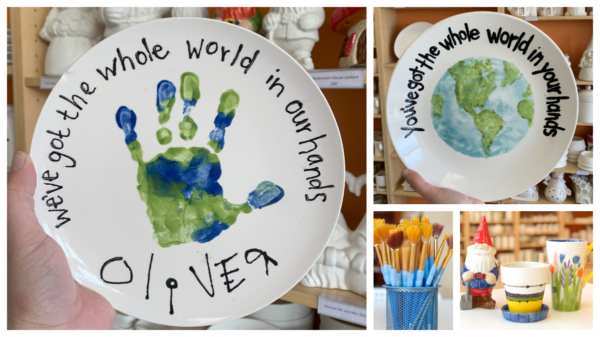 Earth Day Pottery Painting Fun